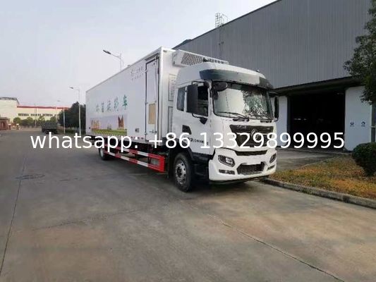 热销国六东风天锦单桥鸡苗车， 50,000-80,000只鸡苗厢式运输车国六热销， 最大单桥东风牌畜禽运输车，东风天锦VR国六52方大容积鸭苗运输车厂家直销